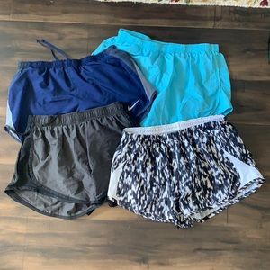 4 pairs of Nike shorts